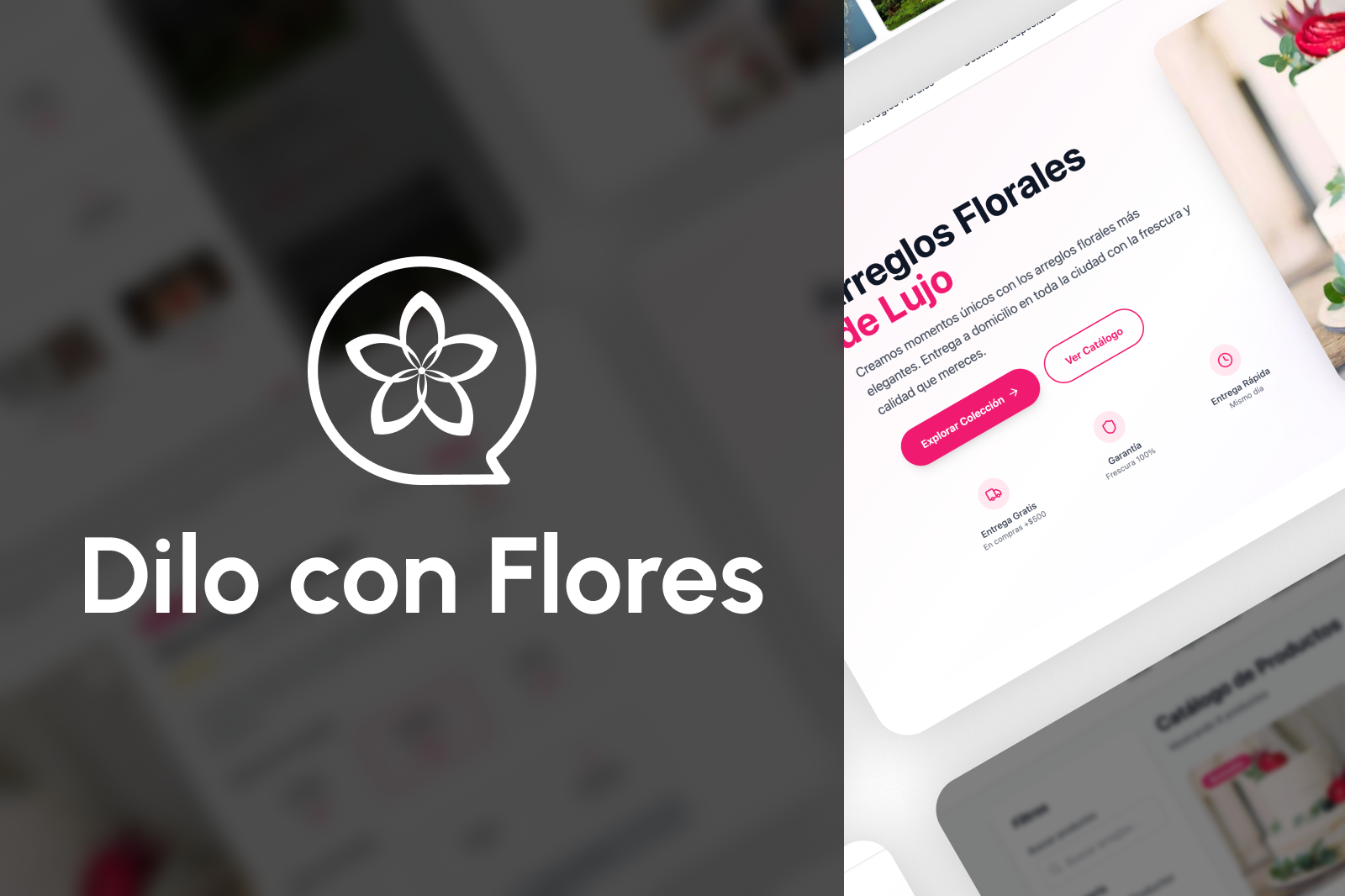 Ecommerce diloconflores.com + Sistema Administrativo